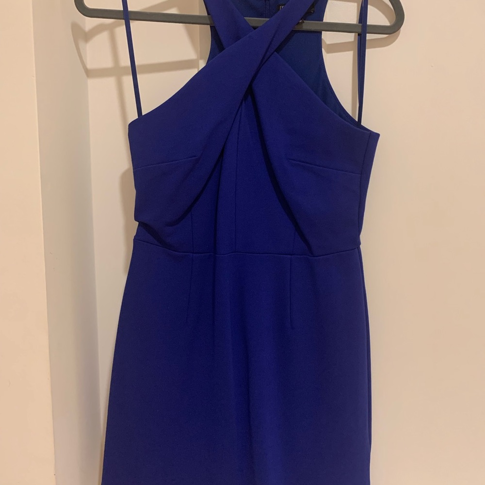 INC short blue dress